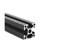 1PC negro 100-1000mm 2020 ranura en T extrusiones de aluminio marco de perfiles de aluminio for máquina de grabado láser CNC(750mm)