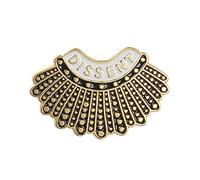 1pc Novelty Brooch I Dissent in Memory of RBG Same-Sex Marriage Vulnerable Groups Feminism Lapel Badges Breast Pins