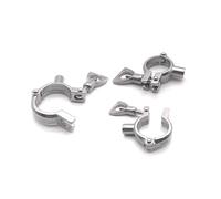 1pc OD51mm 304 Stainless Steel Welding Pipe Holder Clamp Type Clips Support Tube Bracket