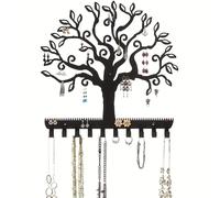 1pc Organizador de Joyería Árbol de para en la Pared - Soporte Todo-en-Uno de Metal para Pendientes, Collares, Pulseras y Anillos | Regalo de o Inauguración de Casa