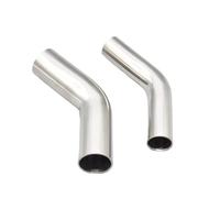1pc Outer Diameter 38mm 304 Stainless 45 Degree Elbow Lengthen Welding Pipe Fitting