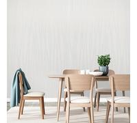 1pc Papel Tapiz Autoadhesivo Removible Rayas Blancas, Impermeable, Pegatina para Muebles Eléctricos, Decoración del Hogar, de Habitación, Renovación de Cocina, Pegatinas para Pared