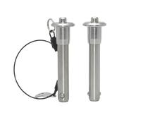 1pc Pasador de bloqueo de cabeza esférica, Diámetro 6.35mm, Longitud de sujeción 60mm