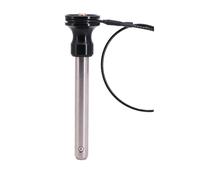 1pc Pasador de bloqueo de cabeza esférica, pasador de liberación rápida, pasador de posicionamiento con botón pulsador de acero inoxidable, Diámetro 12mm, Longitud de sujeción 25mm