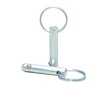 1pc Pasador de liberación rápida, pasador de bloqueo con cabeza esférica de extracción de un solo cordón, Diámetro 8mm, Longitud de sujeción 40mm