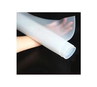 1pc Película de Silicona Transparente 0.1mm / 0.2mm / 0.3mm / 0.5mm / 0.8mm Hoja de Goma de Silicona de 0.8mm Ancho de 500 mm de 500 mm de Longitud (Size : 500X500x0.1mm)