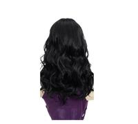 1pc Pelucas delanteras de encaje sintético Peluca ondulada cuerpo 20 pulgadas Rubio Cosplay rizado for mujeres(1B)