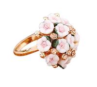 1pc Pequeñas flores frescas anillo anillos joyas anillos mujer joyas anillos apertura mujer ajustable de metal regalo perfecto para tu amiga, pareja, esposa, madre Elegante y poco