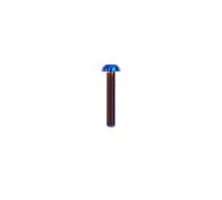 1pc perno de titanio M3 M4 M5 M6 x 5 6 8 9 10 12 14 15 16 18 20 25 30 35mm tornillo interno de ciruela for accesorios de bicicleta(Blue,M4 x 25mm)