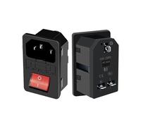 1PC Pin socket 10A power with 3-in-1 C14 PIN with KCD5 switch cabinet computer