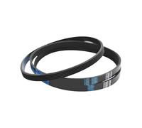 1pc PJ390 Correa estriada en V de transmisión de potencia de caucho EPDM para automóviles, lavavajillas y secadoras, de 3-10 nervaduras, 8 nervaduras-7 ranuras