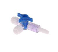 1Pc Plastic Three Way Stop Cock, Clinical Hospital Luer Lock Adapter, Flexible T-Connector
