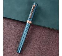 1pc Pluma Estilográfica de Lujo Impresionante, Punta de 0.5mm, Unisex, Profesional, Ejecutiva para Oficina, Pluma de Regalo, con Conversor de Tinta