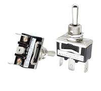 1pc R13-29G 3-pin toggle switch Double reset rebound (ON)-OFF-(ON) 10A250V 15A125V M12