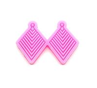 1PC resina pendiente y collar formas corazón estrella forma silicona accesorios formas joyería parte para colgante pendiente resina molde