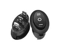 1pc RL3-6 Oval Ship Type Switch with Third Foot Switch Warped Board Power Switch Controls Switches