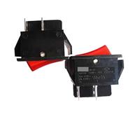 1pc Rocker switch power supply ship type four feet RL2-1-21-C-2-BK/BK-P2 RL2F A red light Controls Switches
