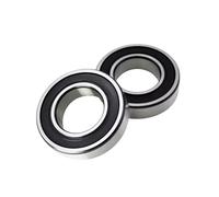 1pc Rodamiento de bolas de ranura profunda 6006-2RZ de alta precisión y bajo ruido, Diámetro interno 30mm, Diámetro externo 55mm, Altura 13mm, 30x55x13mm