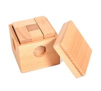 1pc Rompecabezas de Madera de Madera Juguete Cerebro de Caja educativa Box de Rompecabezas Matemáticas Regalo de jugu