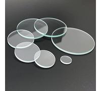 1pc Round Flat Glass Lens for Flashlight, Headlamp, and Bike Light - 20.5-75mm(30mm x 2mm)