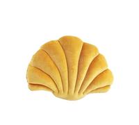 1pc Shell Pillow Cute Throw Sofa Bed Decorative Perfect For Thanksgiving Halloween Year Wedding(Yellow)