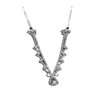 1pc Simple Water Drop Forehead Chain Bride Forehead Pendant Jewellery Hair Accessories para ocasiones especiales y festivales(SILVER)