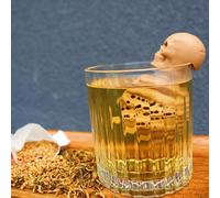 1PC Skull skeleton tea maker Silicone skull filter tea bag Tea Infuser Silicone Strainer Tool Spice Filter Diffuser Brewing Device Teapot-Random Color