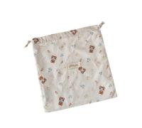 1Pc Small Drawstring Makeup Bag Travel Toiletry Gift Bags Portable Small Pocket Cosmetic Bags for Women and Girls Drawstring Makeup