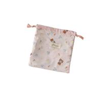 1Pc Small Drawstring Makeup Bag Travel Toiletry Gift Bags Portable Small Pocket Cosmetic Bags for Women and Girls Drawstring Makeup