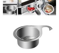 1pc Stainless Steel Swan Sink Strainer Basket, Cesta De Drenaje Multifuncional, Embudo De Cesta De Drenaje, Cesta De Drenaje Para Fregadero De Cocina, Colador De Drenaje Para Fregadero