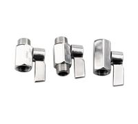 1pc SU304 Stainless Steel Ball Valve 1/8" NPT Male to Male Thread 2 Way Ball Valve