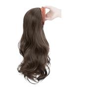 1pc Synthetic 60cm/24in Coffee Colored Headband/off White Headband Wig Water Wave/big Wave/long Straight Hair Accessories(731-96A)