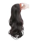 1pc Synthetic 60cm/24in Coffee Colored Headband/off White Headband Wig Water Wave/big Wave/long Straight Hair Accessories(731-4)