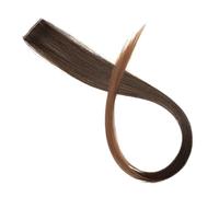 1pc Synthetic Hair Extension Long Straight Clip In Fake Hairpieces Clip-in One Piece Pink Black(66H)