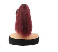 1pc Synthetic Hair For Ladies 12-inch Lady Large Grip Jacque Silk Ponytail Double Row 8-tooth For Solid Invisibility(PY205-BUG)