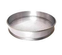 1pc tamiz 304 tamiz de Malla de Acero Inoxidable 0.5-50 mm Agujero Redondo Cocina Alimento de Frijol de Frijol Fruit Blueberry Sieve Staleder Sifter 10cm Diámetro (Size : Hole Diameter 0.5mm)
