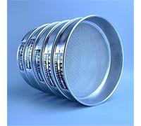 1pc Tamiz de Laboratorio de 20 cm de diámetro de 10 Mallas a 200 Mallas Cuerpo de Acero Inoxidable Cromado Tamiz estándar de Prueba(40 Mesh(0.45mm))