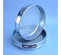 1pc Tamiz de Laboratorio de 20 cm de diámetro de 10 Mallas a 200 Mallas Cuerpo de Acero Inoxidable Cromado Tamiz estándar de Prueba(150 Mesh(0.1mm))