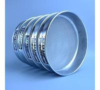 1pc Tamiz de Laboratorio de 20 cm de diámetro de 10 Mallas a 200 Mallas Cuerpo de Acero Inoxidable Cromado Tamiz estándar de Prueba(140mesh(0.105mm))