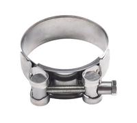 1pc Tightening Exhaust Hose Clamp Pressure Hoses Air Intake Heads Heavy Duty Stainless Steel T Clamps(23-25MM)