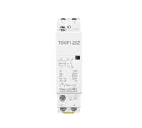 1pc TOCT1 2P 25A DC 24V 2NO coil 220V/230V 50/60HZ Din rail Household ac Modular contactor CZMDKEXM