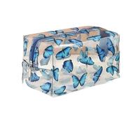 1Pc Transparent Cosmetic Bag Waterproof Women Make Up Bag Travel Wash Makeup Organizer Case Zipper Pouch(Color-01)