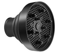 1pc Travel Travel Difuser Secador de cabello Adjunta, accesorio de difusor de secador de cabello extensible para boquilla de 1.6-2 pulgadas, negro..