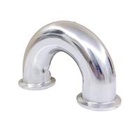 1pc Tube O/D 57mm 2.5 inch Tri Clamp 304 Stainless Steel Ferrule 180 Degree Elbow Bend Fitting PIUHRKLEVD