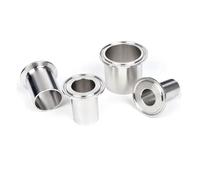 1pc Tube OD 25mm 1.5" Tri Clamp Length 100mm 304 Stainless Steel Welding Ferrule Pipe Fitting