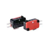 1pc V-15 V-151 V-152 V-153 V-154 V-155 V-156-1C25 Microinterruptor 16A 250VAC SPDT Interruptor de límite de recorrido momentáneo 1NO1NC Rodillo de palanca(V-15-1C25,5PCS)