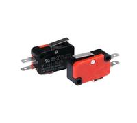 1pc V-15 V-151 V-152 V-153 V-154 V-155 V-156-1C25 Microinterruptor 16A 250VAC SPDT Interruptor de límite de recorrido momentáneo 1NO1NC Rodillo de palanca(V-151-1C25,5PCS)