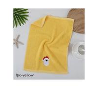(1pc-yellow)Vintage Holiday Towel Christmas Santa Reindeer Ornament Uses for Kitchen & Bathroom