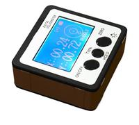 1pcs 1 face / 3 faces magnetic base backlit digital tilt sensor protractor metal dual-axis digital angle measuring inclined angle box(Bluelight)