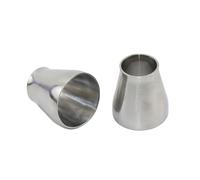 1Pcs 114mm - 102mm Pipe Adapte SS304 Stainless Steel Butt Welding Speed Reducer